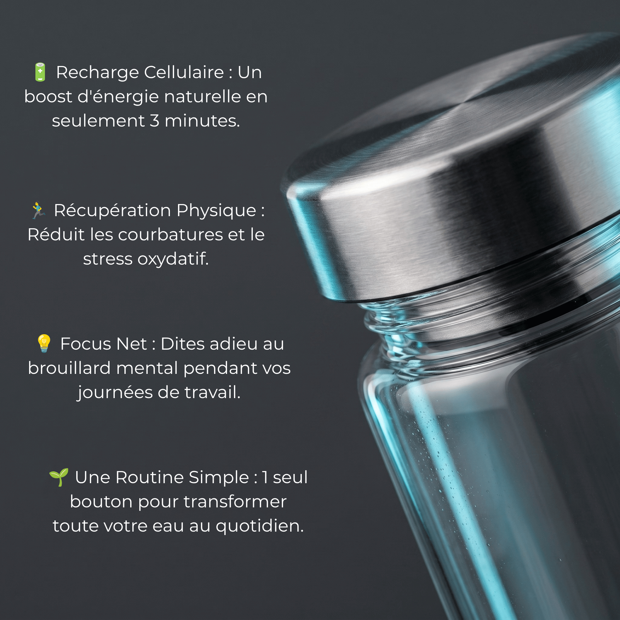 Bouteille à Hydrogène — Révélez Votre Énergie